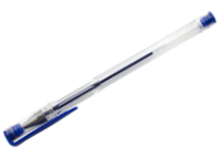 Ручка гелевая - синий стержень 0.5мм. "Buro Laconic" (Silwerhof)