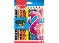 Карандаши в наборе цветные - 18цв. "Color'peps. Animals" (Maped)