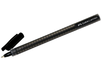 Ручка шариковая - черный стержень "Grip 2020" (Faber Castell)