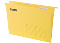 Папка подвесная - А4 310х240мм желтый "OfficeSpace Foolscap" картон (OfficeSpace)