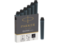 Капсулы в наборе -  6шт. черный "PARKER Quink mini carts" (PARKER)