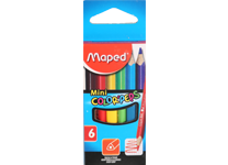 Карандаши в наборе цветные -  6цв. "Color'peps Mini" (Maped)