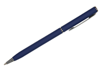 Ручка шариковая автоматическая - синий стержень 0.7мм. "PALERMO" темно-синий металлический корпус (Bruno Visconti)