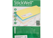 Лейбл - А4 100л. (70х37) "StickWell" белый этикеток на листе 24шт. (APLI Россия)