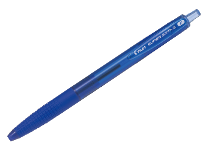 Ручка шариковая автоматическая - синий стержень 0.7мм. "SUPER GRIP-G Retractable" (PILOT)