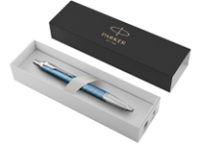 Ручка шариковая автоматическая - синий стержень корпус синий "IM Premium Blue Grey CT" 1.0мм " (PARKER)
