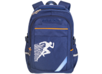 Рюкзак ортопедический д/мальчиков c мягкой спинкой 42х30х15 см. синий (AISA SCHOOL)