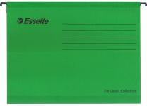 Папка подвесная - А4 зеленая 205гр. "Classic" (ESSELTE)