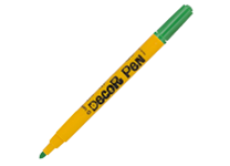 Маркер для декора - зеленый "Decor pen" (Centropen)