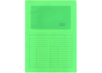 Папка-уголок - А4 зеленый картонный (BLASETTI)