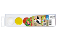 Краски акварельные -  6цв. "ZOO" без кисти пласт.уп. (Луч)