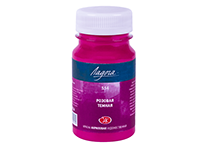 Краска акриловая - 100мл. темно-розовая "Ладога" (Н.П.)