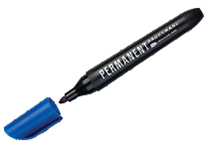 Маркер перманентный - синий круглый 2.0мм. "ProfyMark" (Bruno Visconti)