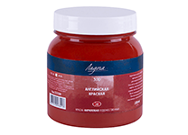 Краска акриловая - 220мл. английская красная "Ладога" (Н.П.)