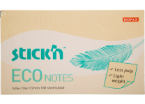 Бумага д/заметок - 76х127 100л. желтый "ECO" (HOPAX)