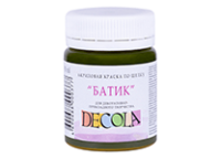 Краска д/шелка акриловая - 50мл. хаки "Декола" (Н.П.)