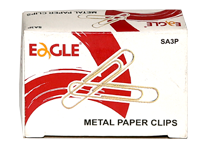 Скрепки - 33мм.  50шт. (EAGLE)