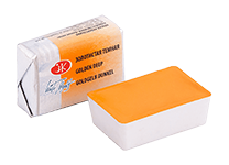 Краска акварельная художественная - 2.5мл. золотистая темная (Н.П.)