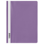 Скоросшиватель пластиковый - фиолетовый А4 160мкм. (Стамм)