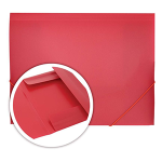 Папка с резинкой - А4 красный "Dolce Costo. Эконом" (ФинСиб)