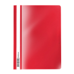 Скоросшиватель пластиковый - красный А4"Fizzy Classic" (Erichkrause)