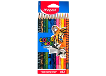 Карандаши в наборе цветные - 12цв. "Color'peps. Animals" (Maped)