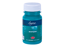 Краска акриловая - 100мл. изумрудная "Ладога" (Н.П.)