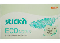 Бумага д/заметок - 76х127 100л. зеленый "ECO" (HOPAX)