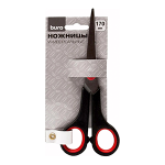 Ножницы - 17см "Buro Smart" универсальные ручки с резиновой вставкой (Silwerhof)