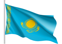 Флаг РК 1мх2м уличный (Символика)