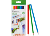 Карандаши художественные в наборе цветные - 12цв. "Сонет" (Н.П.)