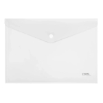 Папка с кнопкой - А4 прозрачный 180мкм. (Стамм)