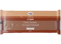 Пластилин скульптурный - 1кг. терракотовый "Студия" (Гамма)