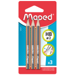 Карандаши в наборе -  3шт. HB "Mini" в блистере (Maped)