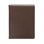 Ежедневник недатированный - А5 коричневый 288стр."VELVET" (GSF)