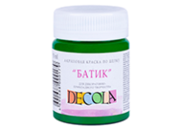 Краска д/шелка акриловая - 50мл. зеленая средняя "Батик - Декола" (Н.П.)