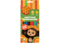 Карандаши в наборе цветные - 12цв. "Чебурашка". 12цв. заточен (Мульти-Пульти)