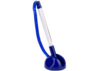 Ручка на подставке с пружиной синий стержень/синий корпус 0.7мм "Reception" (OfficeSpace)