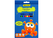 Карандаши в наборе цветные - 12цв. "Джинсовая коллекция. Jumbo" (Silwerhof)