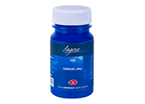 Краска акриловая - 100мл. голубая "Ладога" ФЦ (Н.П.)