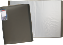 Папка с файлами - А4 20 прозрачно тонированный неон. (236х17х308мм.) "Айса" толщина пластика 0.60мм. файла 0.25мм. (Shantou Yuansheng Industry)