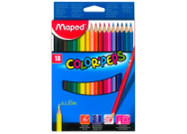 Карандаши в наборе цветные - 18цв. "Color'peps Star" (Maped)