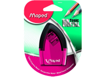 Точилка - 2 отверстия "Tonic Metal" с контейнером в блистере (Maped)