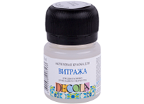 Краска акриловая д/витража - 20мл. бесцветная "Декола" (Н.П.)