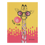 Записная книжка - А6 (110х145мм) 64л. "Модный жираф" клетка (Канц-Эксмо)