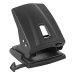 Дырокол - 40-45л. черный "Essentials metal" металлический (Maped)