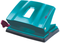 Дырокол - 20-25л. бирюзовый "Essentials metal" (Maped)