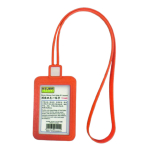 Бейдж - 85х54мм. вертикальный без зажима силиконовый ассорти (KEJEA-SHAAN) 