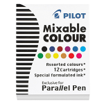 Капсулы в наборе - 12цв. "PARALLEL PEN" PILOT