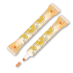 Маркер текстовой - оранжевый "TUTTI FRUTTI" с запахом апельсин двусторонняя (Bruno Visconti)